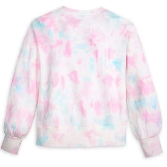 NWOT Walt Disney World Tie Dye Lounge Sweatshirt Pullover Sz Medium - Picture 2 of 8